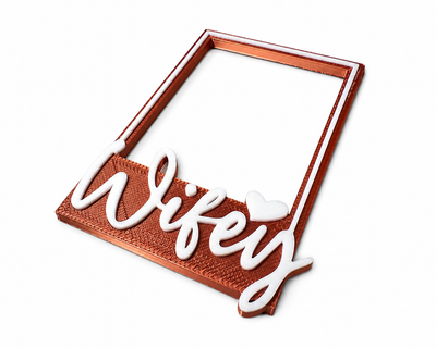 Wife Photo Frame Fridge Magnet (PREPAID ONLY)