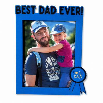 Best Dad Ever Photo Frame Fridge Magne(PREPAID ONLY)