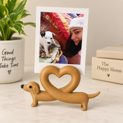 Dachshund Love Photo Frame Fridge Magnet (prepaid only)