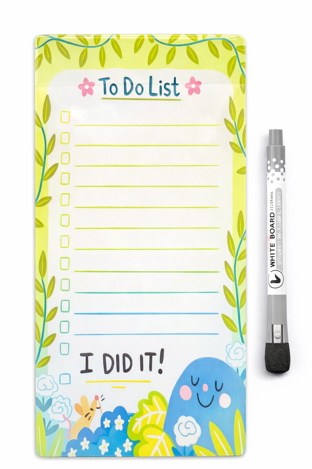 TO DO LIST PLANNER FRIDGE MAGNET ( 1 MAGNETIC MARKER WITH ERAZER FREE)