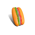 HOT DOG FRIDGE MAGNET