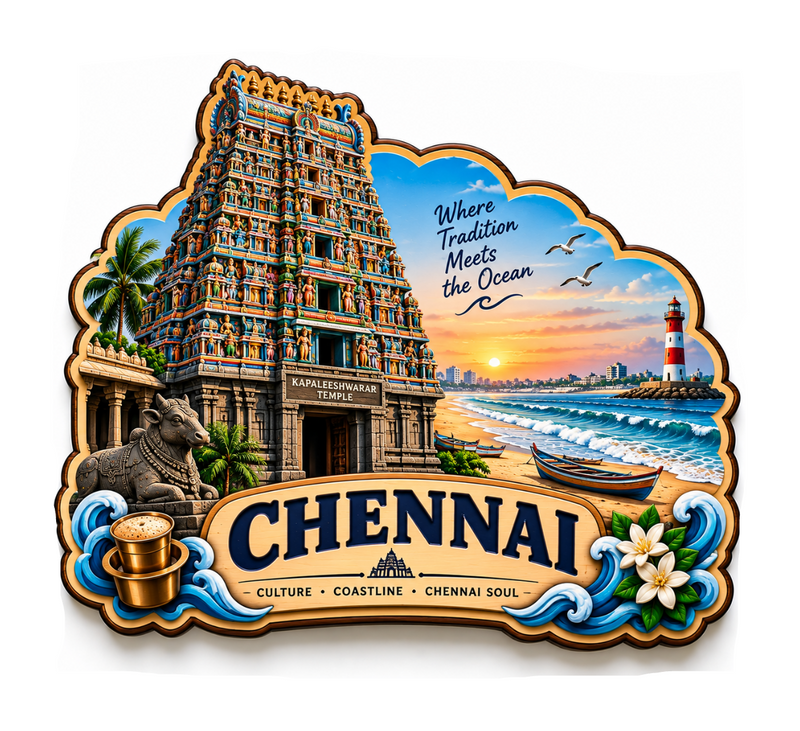 CHENNAI  FRIDGE MAGNET