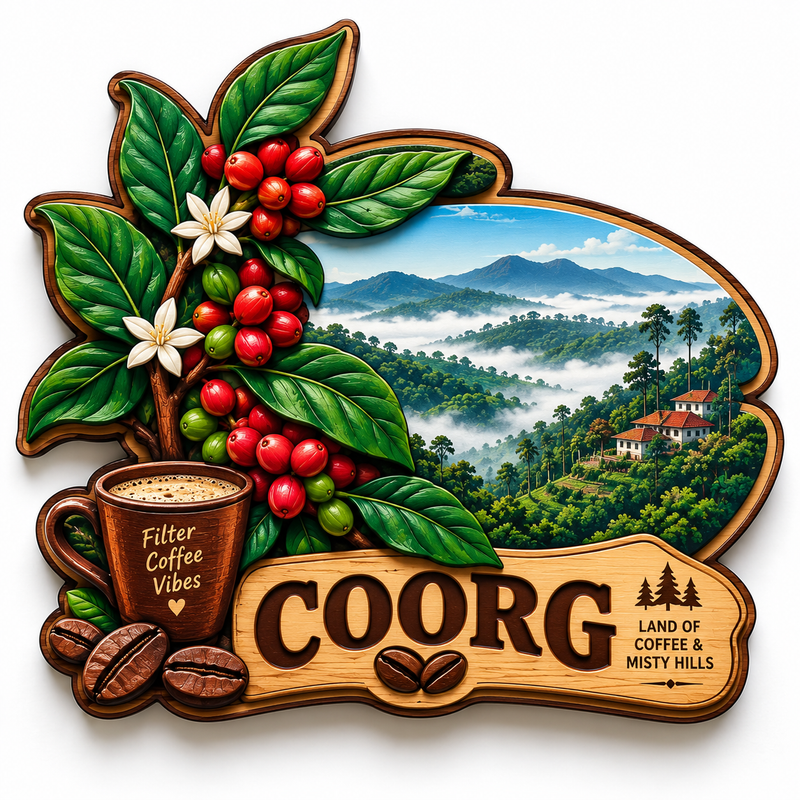 COORG FRIDGE MAGNET