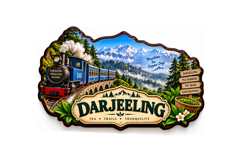 DARJEELING FRIDGE MAGNET