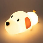 Silicone Sleeping Dog Lamp