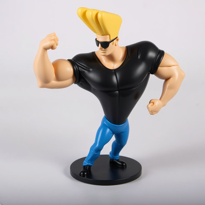 Johnny Bravo Inspired  Tabletop Figurine  (prepaid only)