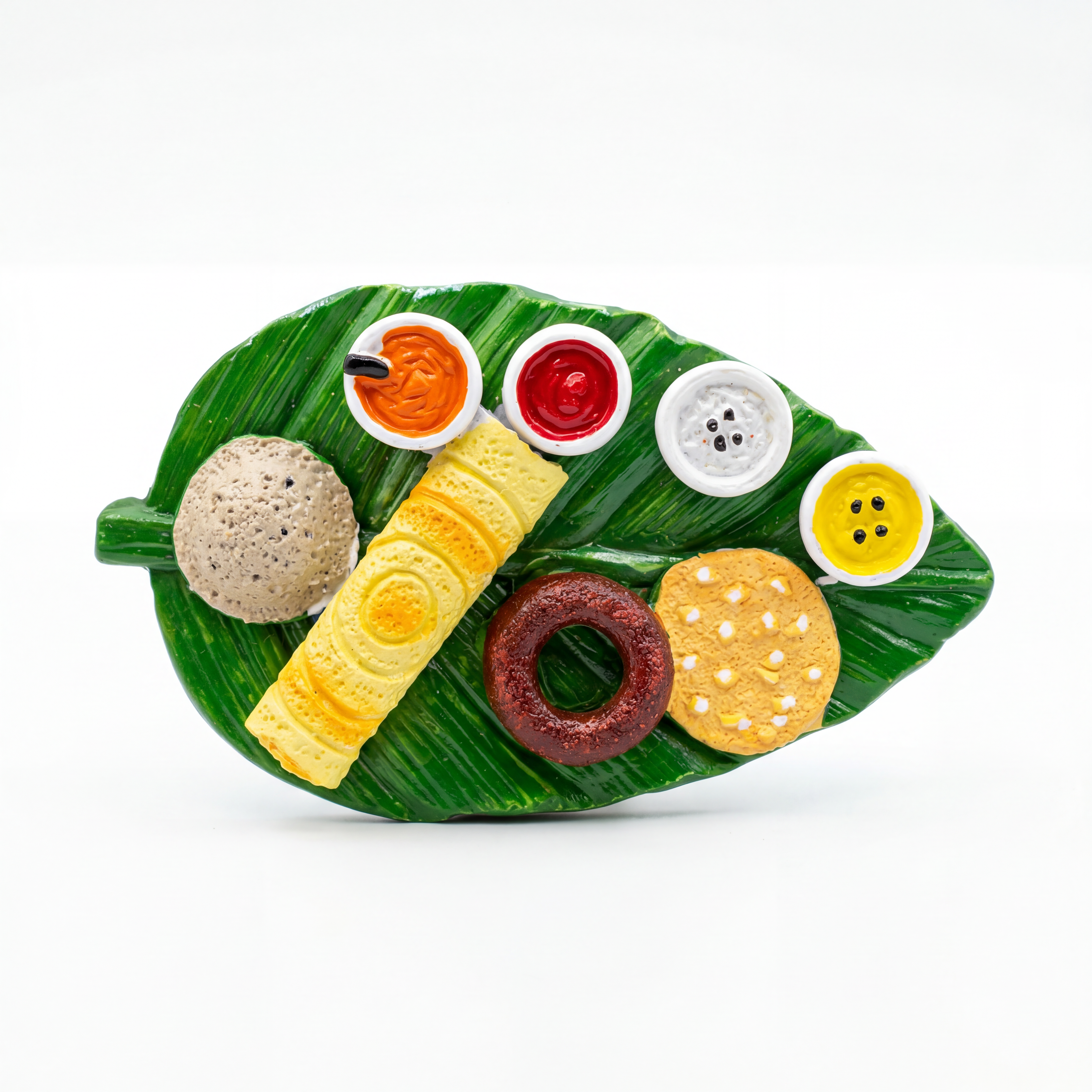 VADA DOSA BANANA LEAF FRIDGE MAGNET