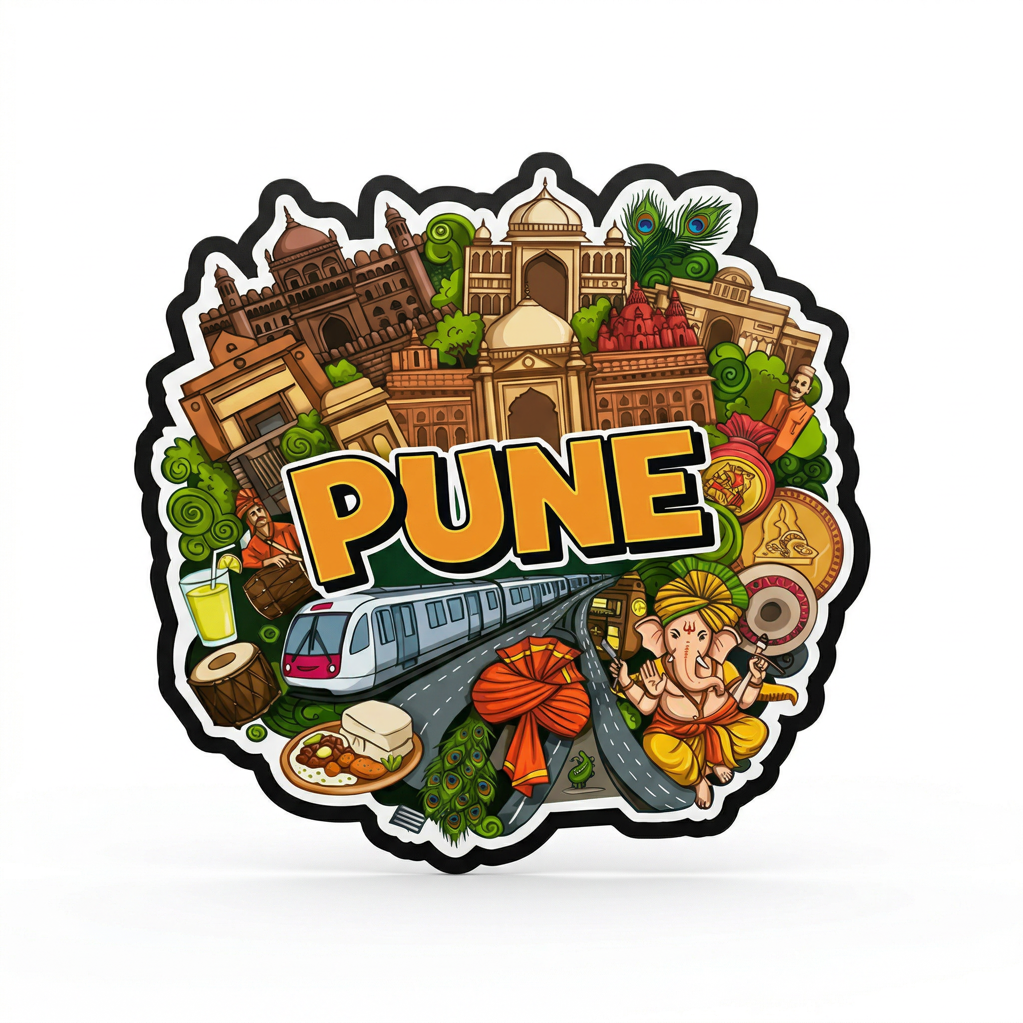 PUNE FRIDGE MAGNET