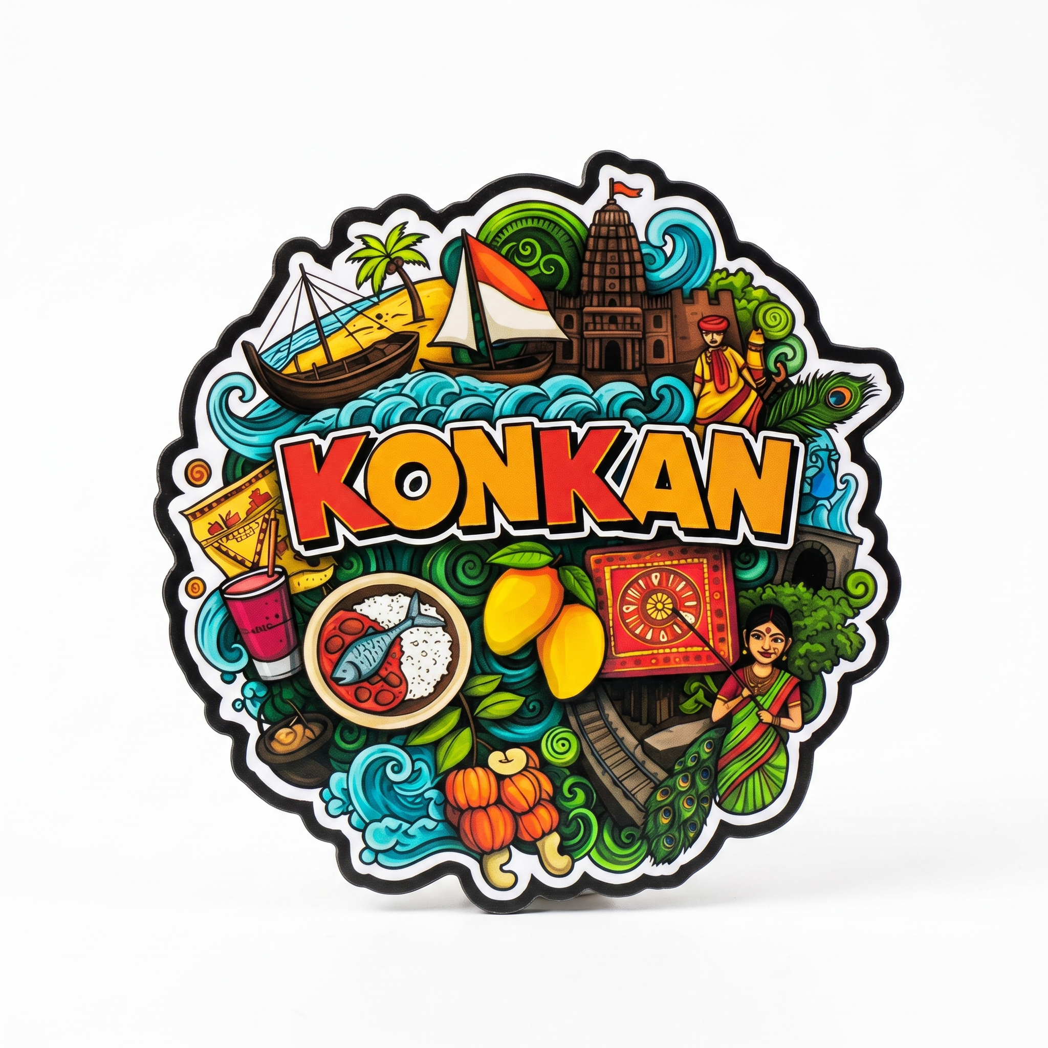 KONKAN FRIDGE MAGNET