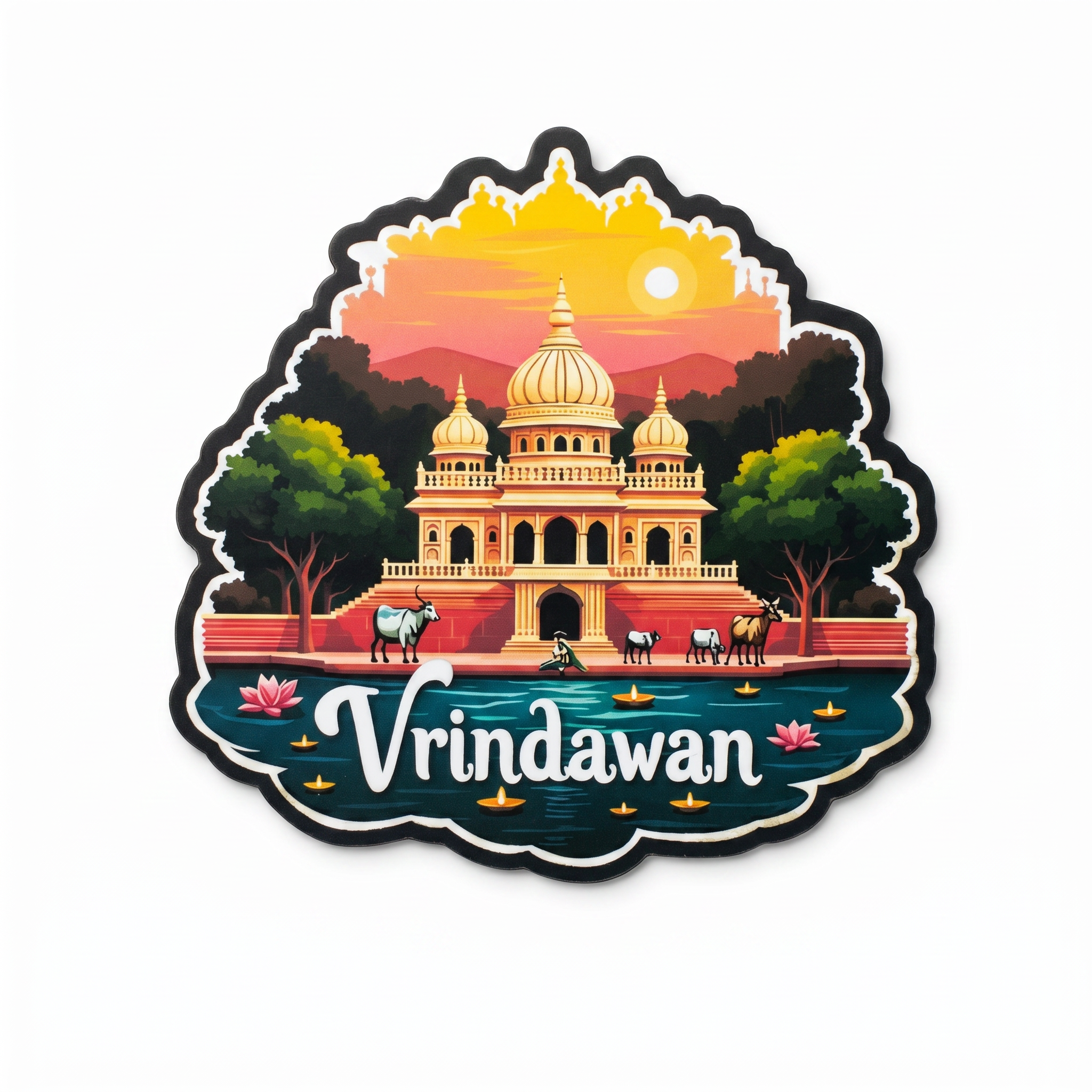 VRINDAVAN FRIDGE MAGNET