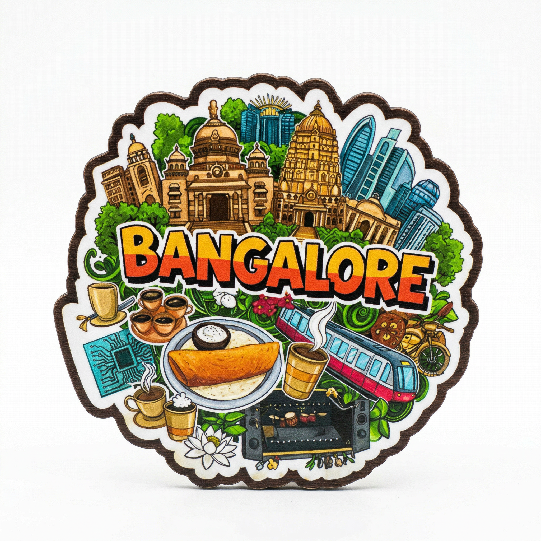 BANGALORE FRIDGE MAGNET