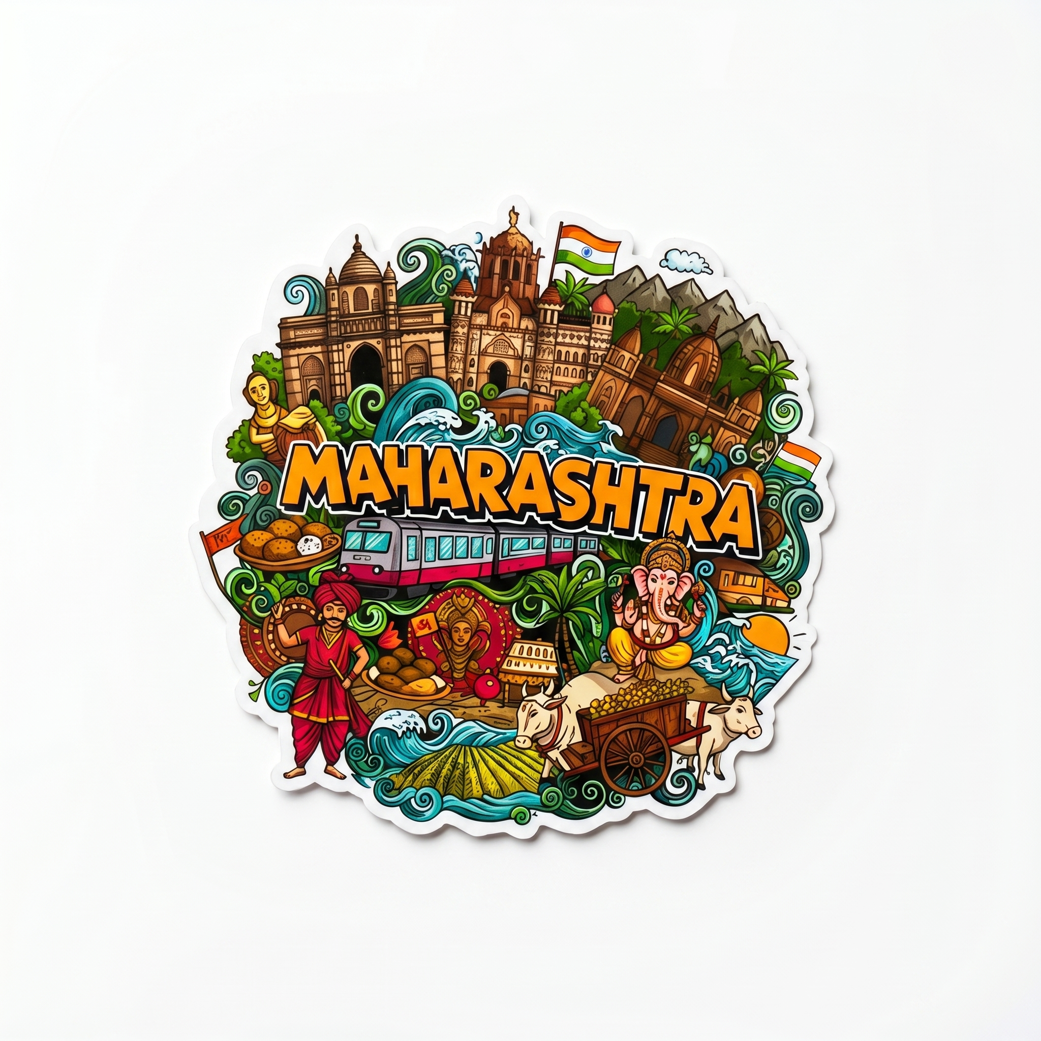 MAHARASHTRA  FRIDGE MAGNET