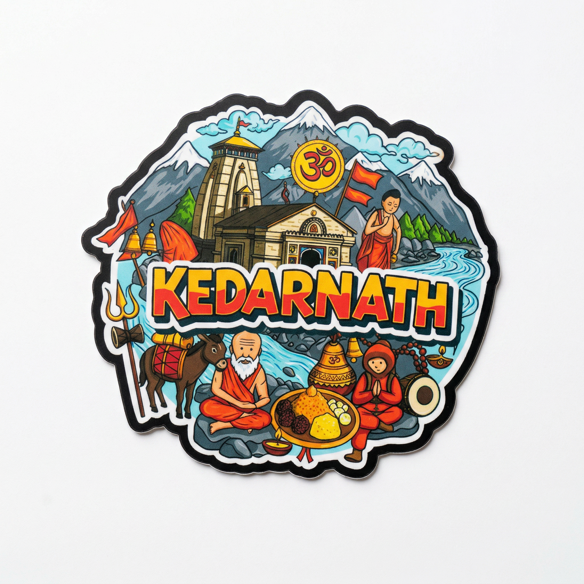 KEDARNATH  FRIDGE MAGNET