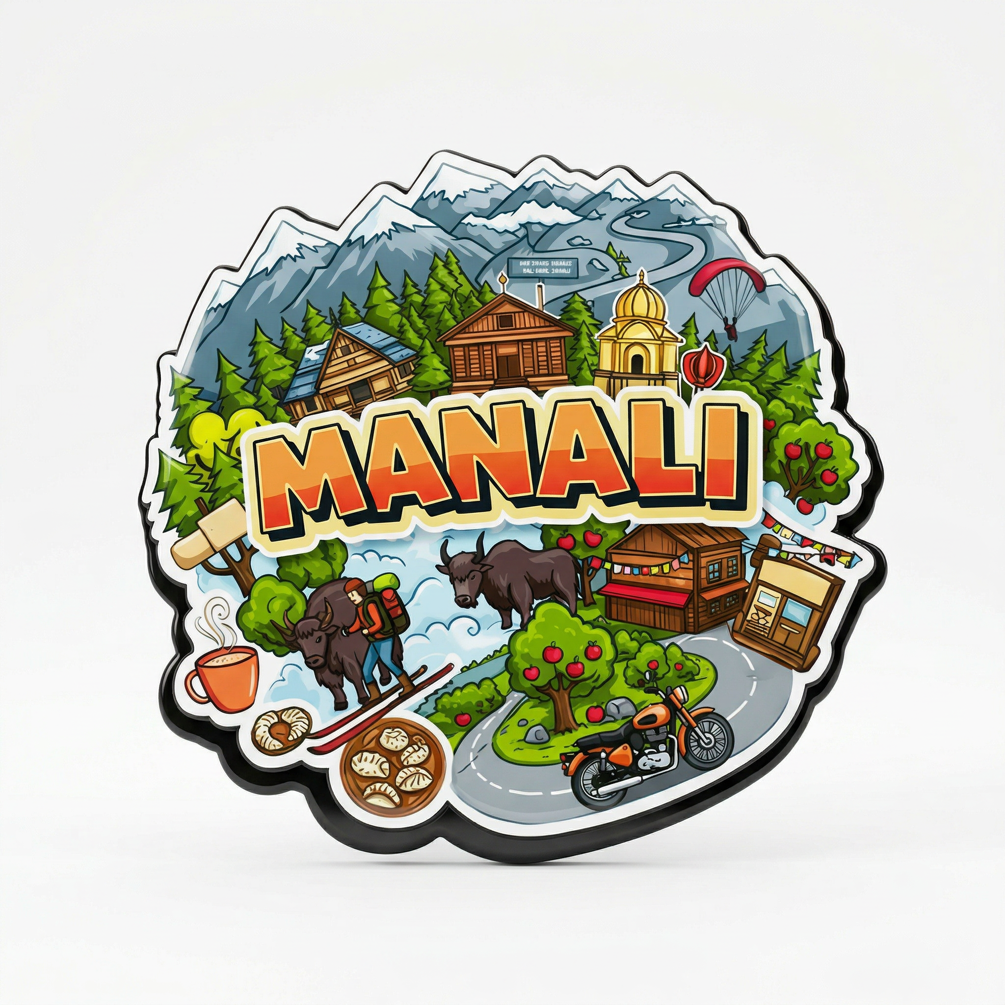 MANALI FRIDGE MAGNET