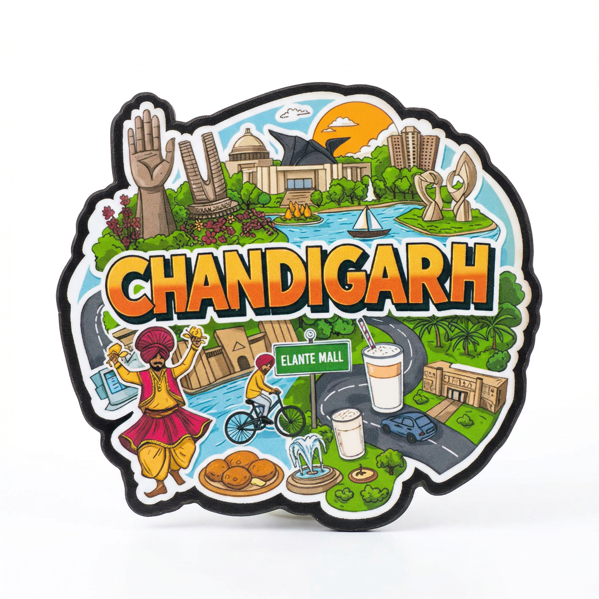 CHANDIGARH FRIDGE MAGNET