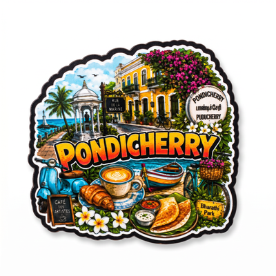 PONDICHERRY FRIDGE MAGNET