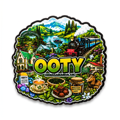 OOTY FRIDGE MAGNET