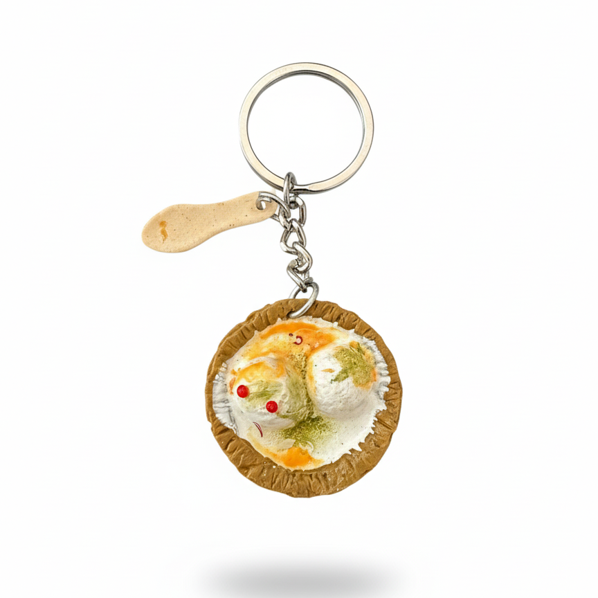 DAHI BHALLA FOOD KEYCHAIN