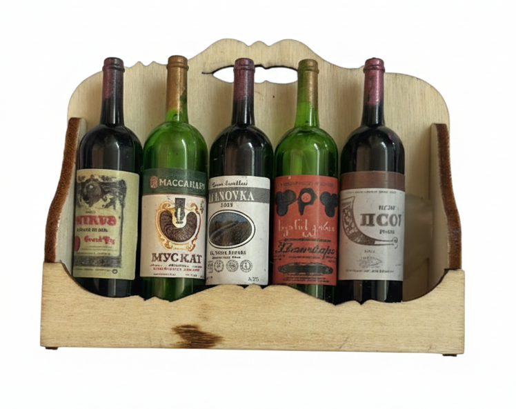 WINE SHELF FRIDGE MAGNET ( RANDOM COLOR)