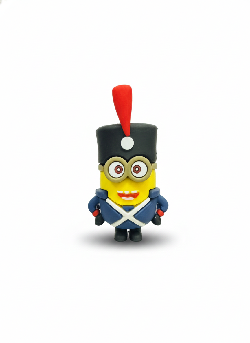 TINY YELLOW 2 CHARACTER FRIDGE MAGNET