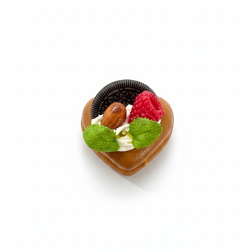BERRY CHOCOLATE PASTRY FRIDGE  MAGNET