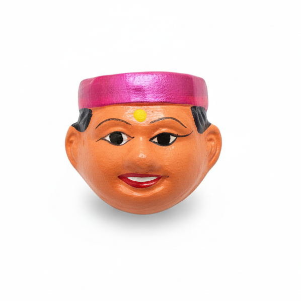 TERRACOTTA FACE 02  FRIDGE MAGNET