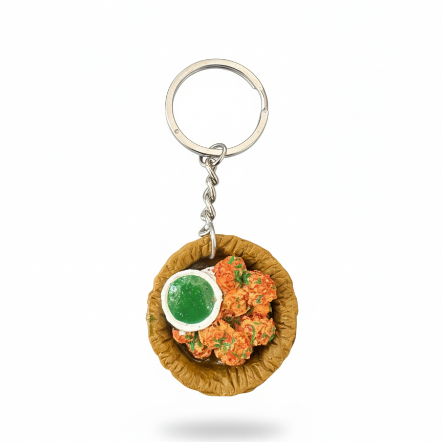 BHAJIYA FOOD KEYCHAIN
