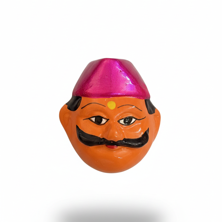 TERRACOTTA FACE 09  FRIDGE MAGNET