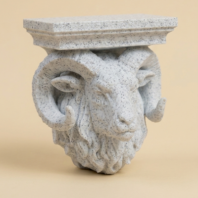 FAUX MARBLE MINI CORBEL MAGNET
