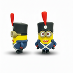 TINY YELLOW 2 CHARACTER FRIDGE MAGNET