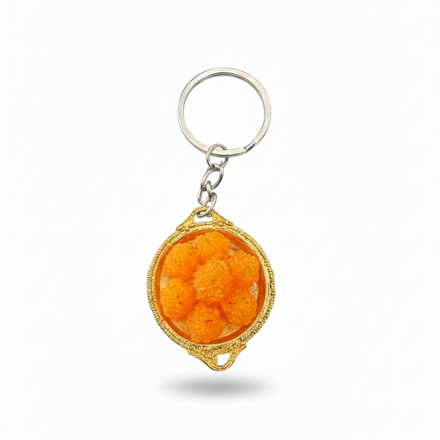 LADOO FOOD KEYCHAIN