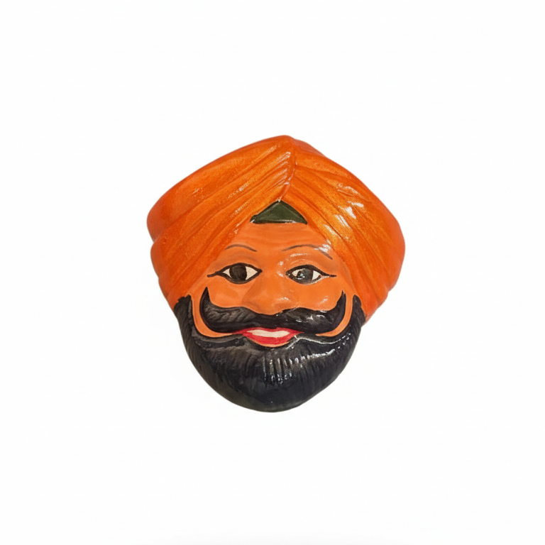 TERRACOTTA FACE 03  FRIDGE MAGNET (RANDOM COLOR)