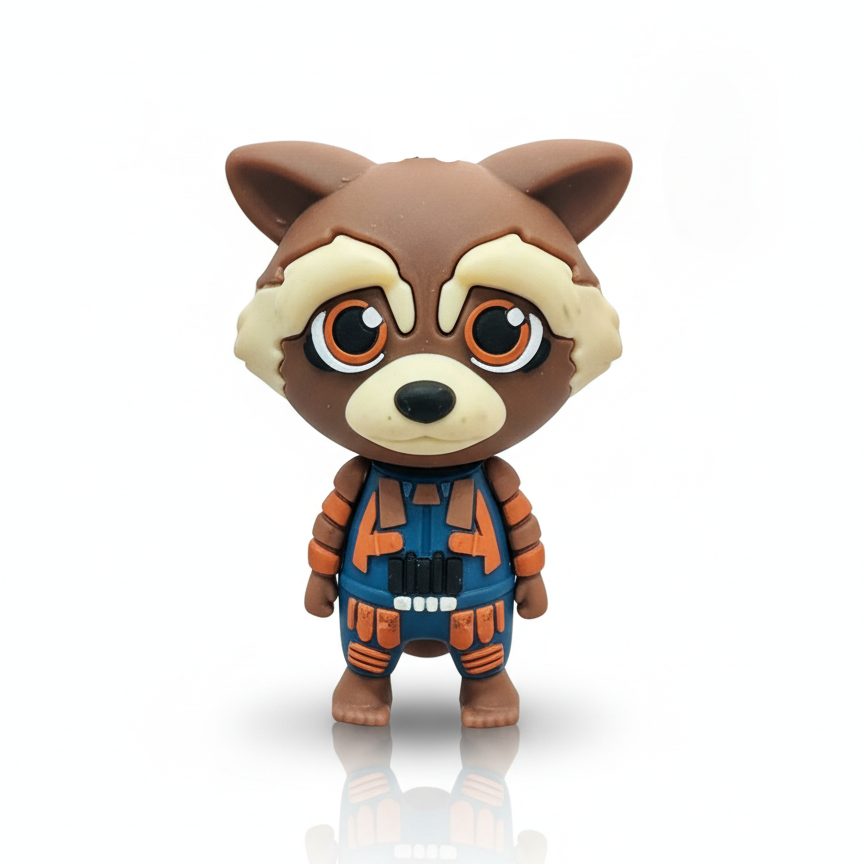 ROCKET FRIDGE MAGNET