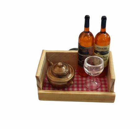 WINE SET FRIDGE MAGNET ( RANDOM COLOR)