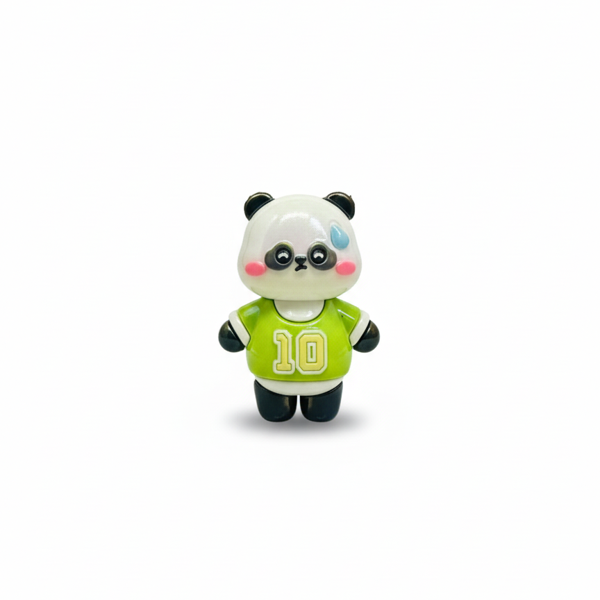 GREEN  PANDA FRIDGE MAGNET