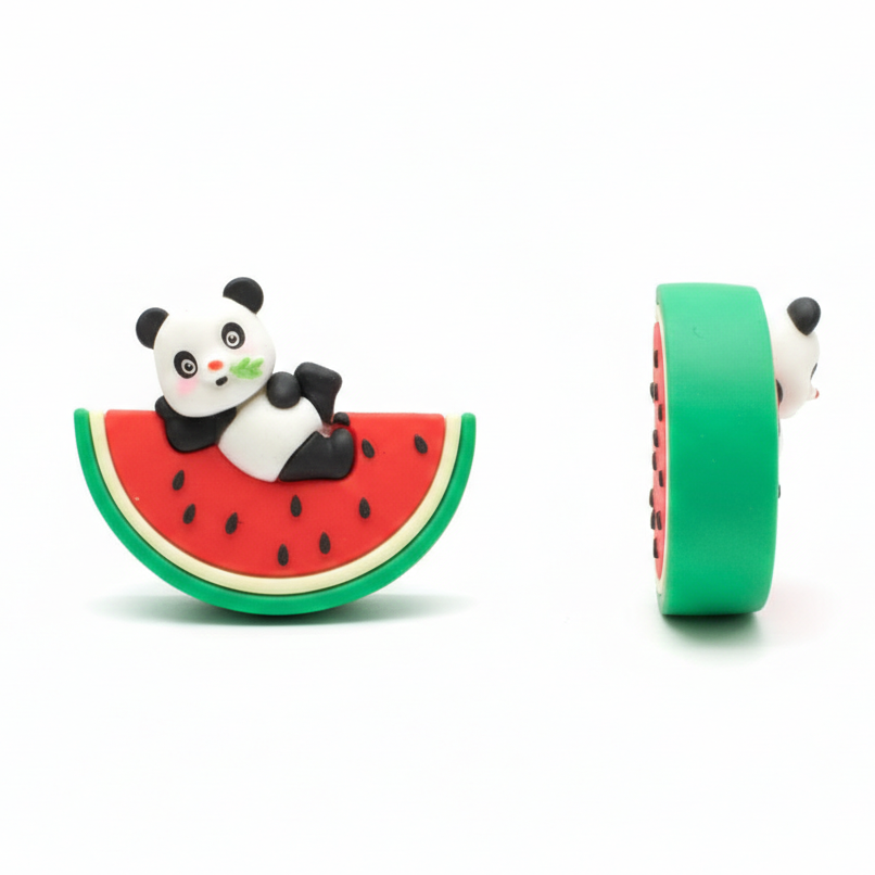 WATERMELON  PANDA FRIDGE MAGNET