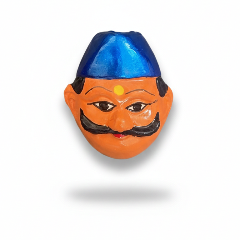 TERRACOTTA FACE 09  FRIDGE MAGNET