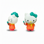 ORANGE  KITTY FRIDGE MAGNET