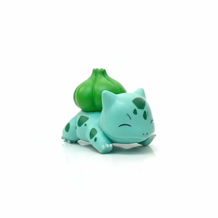 BULBASAUR FRIDGE MAGNET & TABLE TOP ( 1 BULBASOR + 1 CUSION)