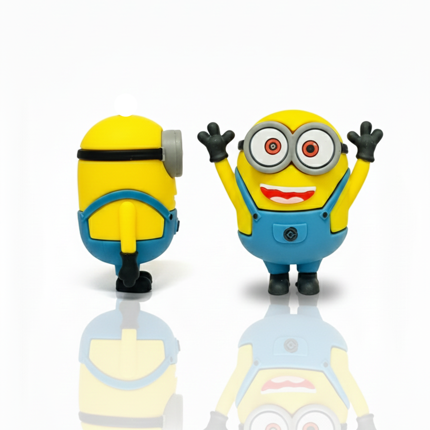 TINY YELLOW CHARACTER FRIDGE MAGNET