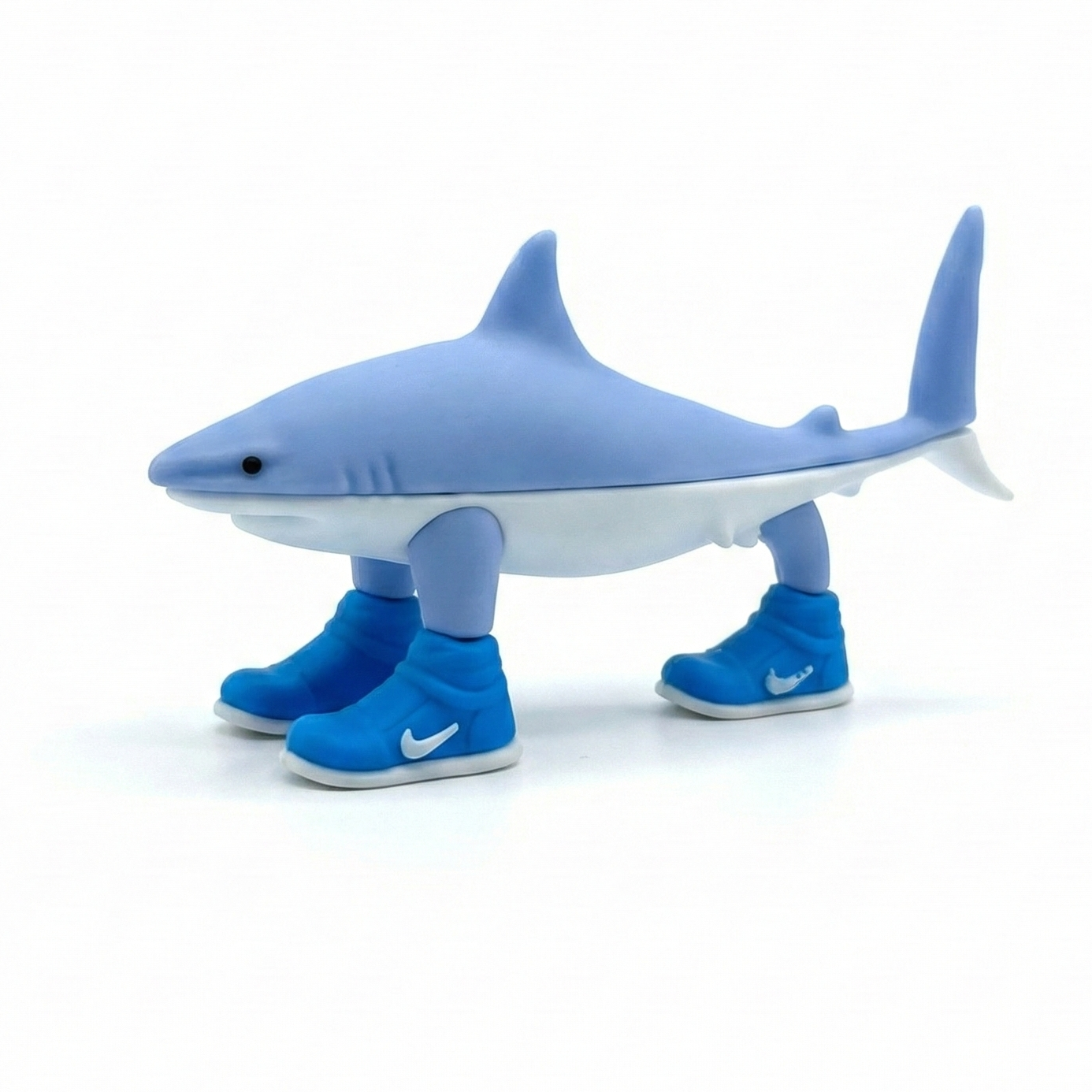 SHARKY STEPS FRIDGE MAGNET