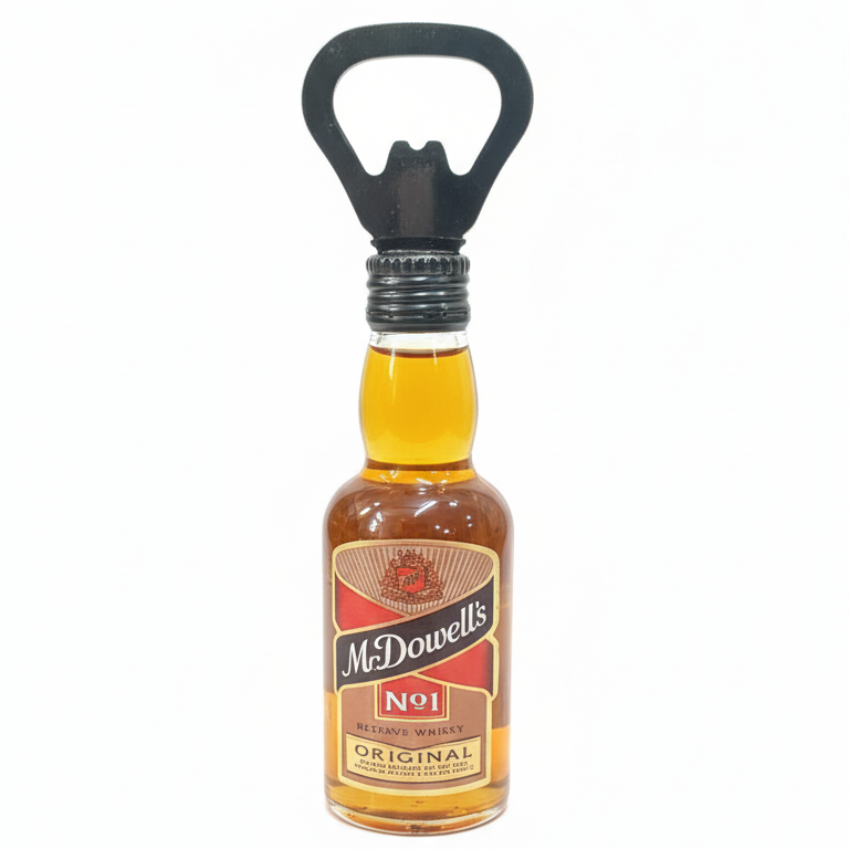 MCDOWELL'S BOTTLE OPENER  FRIDGE  MAGNET