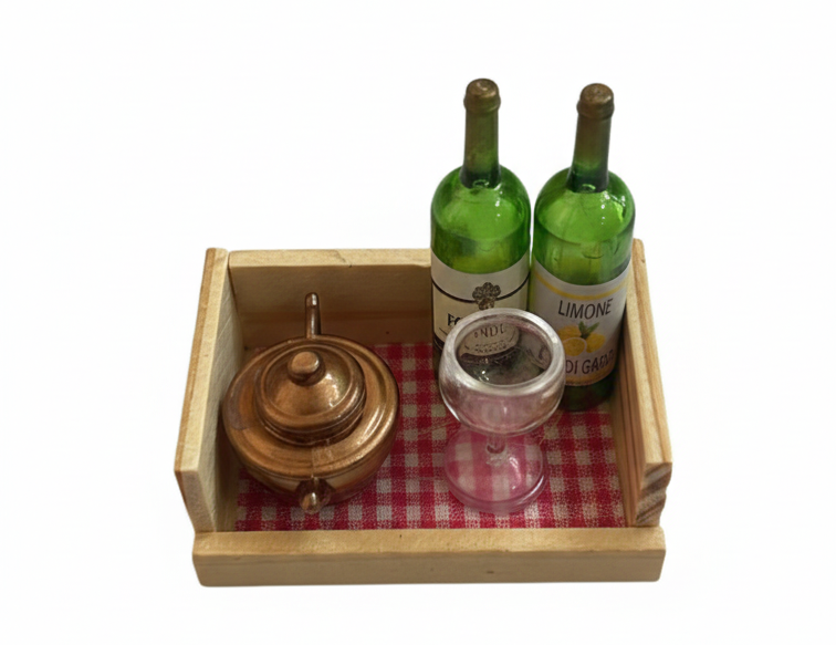 WINE SET FRIDGE MAGNET ( RANDOM COLOR)