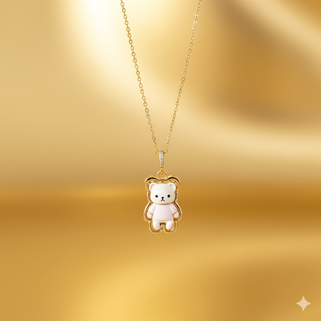 Blush Bear Pendant