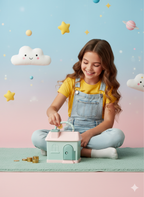 HOUSE PIGGY BANK (RANDOM COLOR)