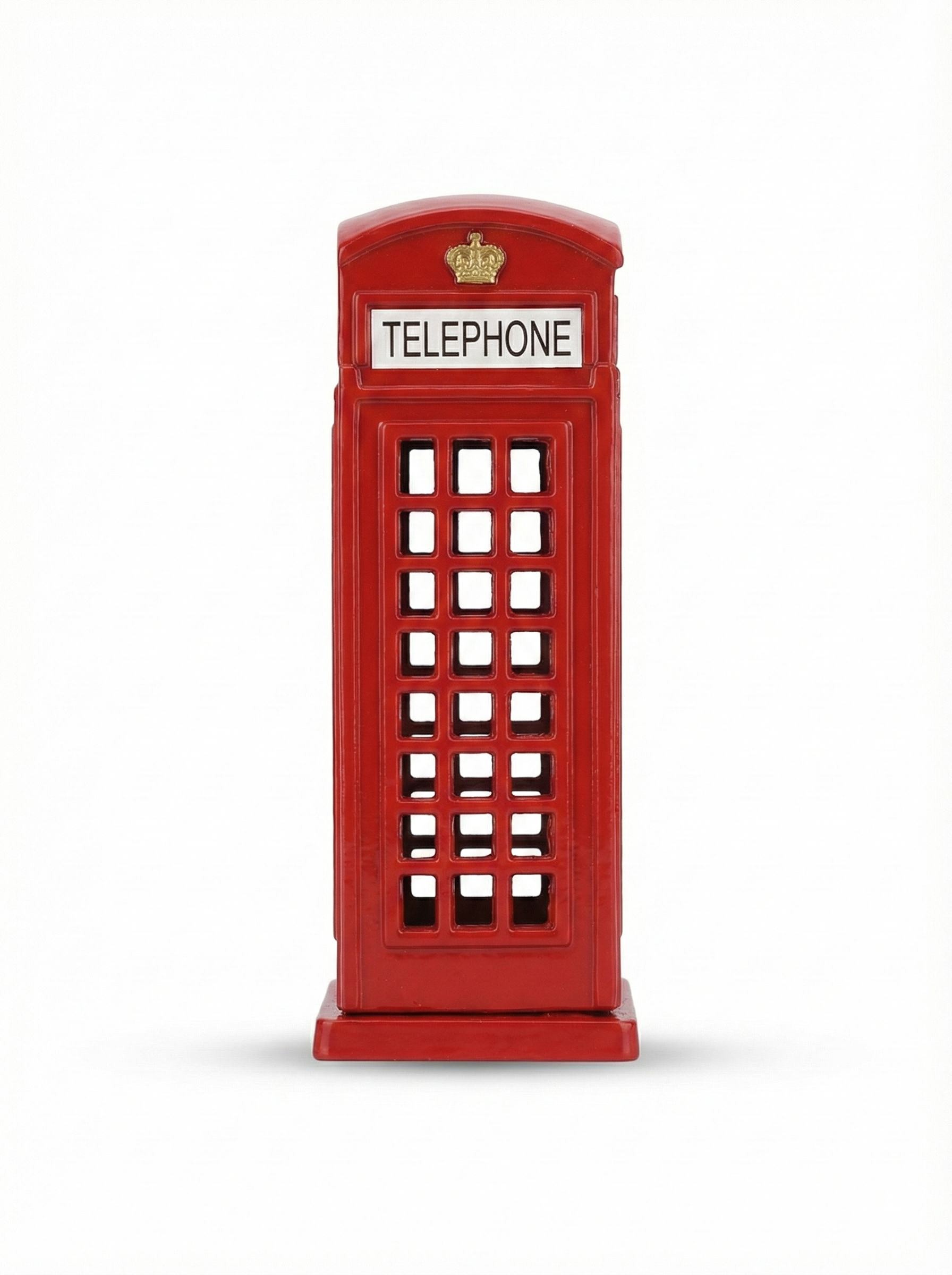 TELEPHONE BOOTH FRIDGE MAGNET (ANTIQUE)