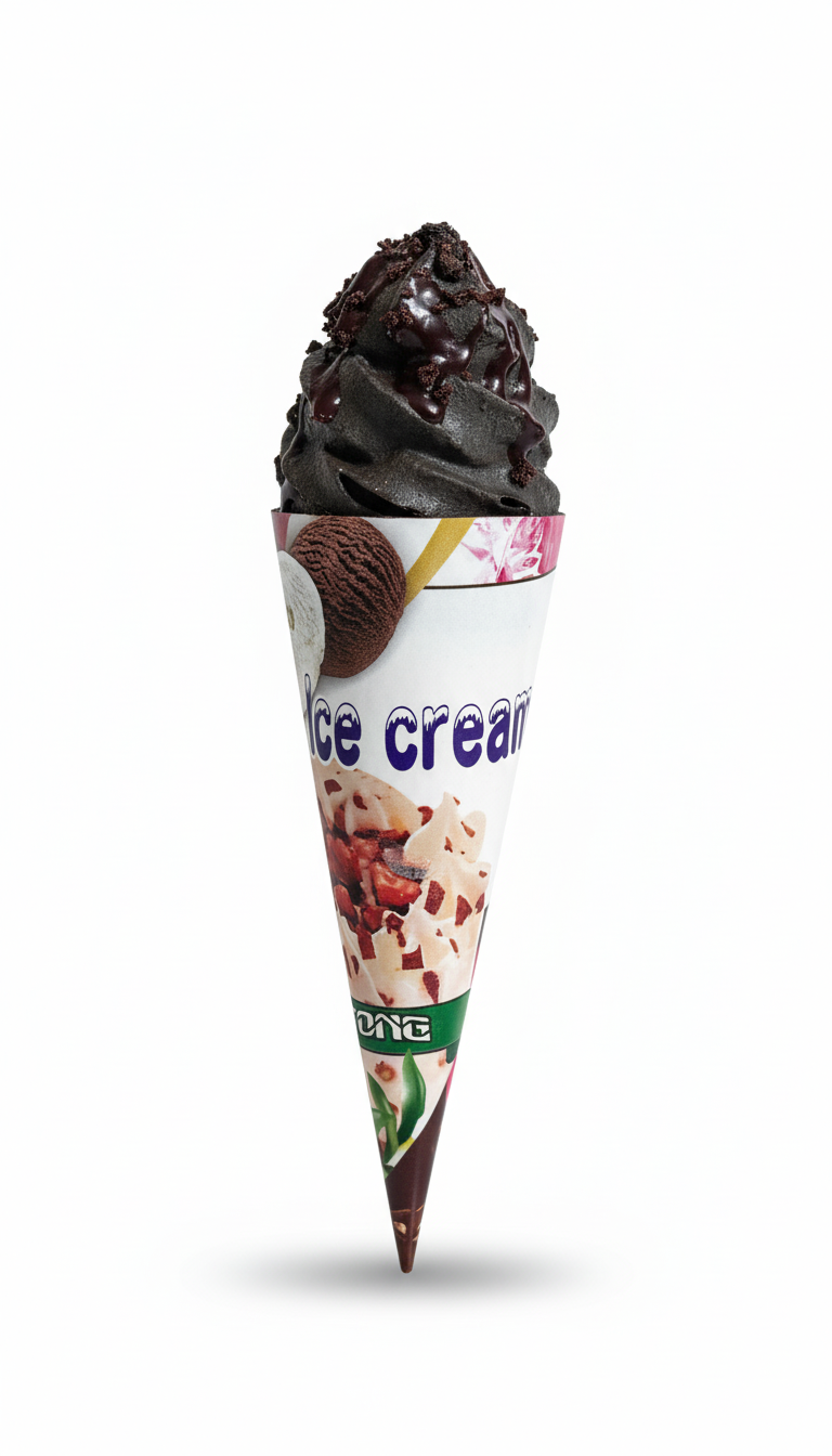CHOCOLATE  ICECREAM CONE FRIDGE MAGNET