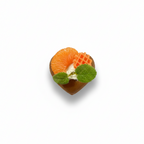 ORANGE CHOCOLATE PASTRY FRIDGE  MAGNET
