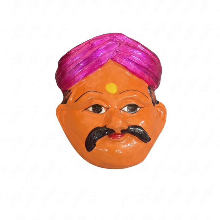 TERRACOTTA FACE 05  FRIDGE MAGNET