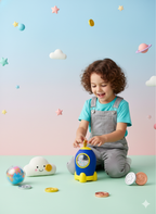 ROCKET PIGGI BANK (RANDOM COLOR)